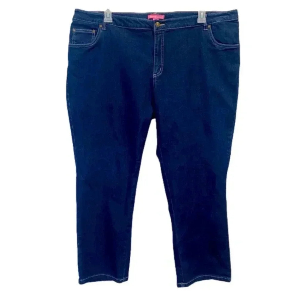 Woman Within Jeans With Stretch Like New Size 22W Petite ❤️